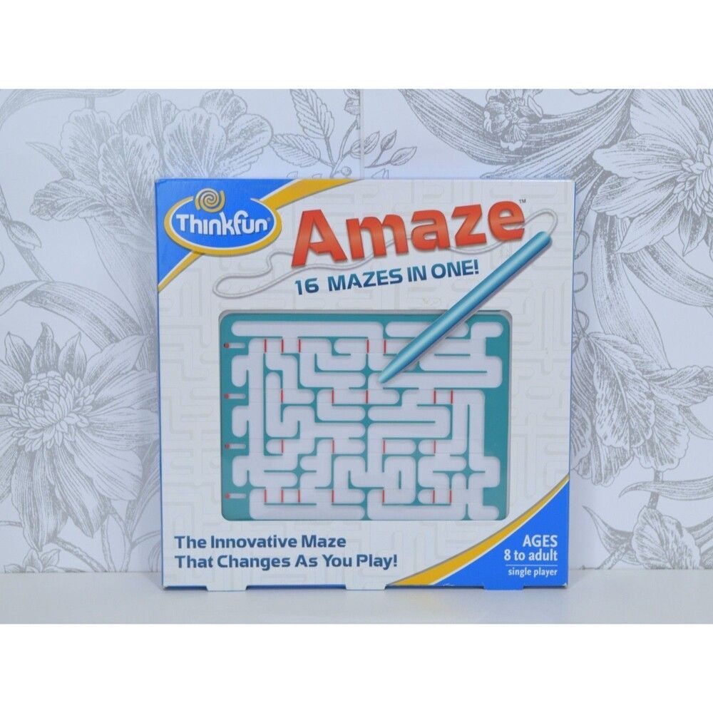Think Fun 16 Mazes in 1 Logic Puzzles & Brain Teasers Set New